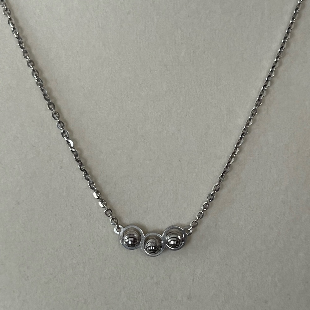 Officina Bernardi .925 Sterling Silver “Moon” Necklace